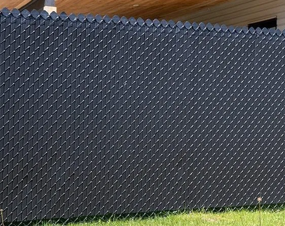 Diamond Lock privacy slats, black