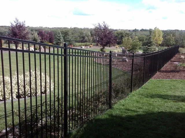 Commercial ornamental fence