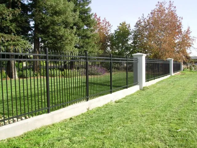 Commercial ornamental fence