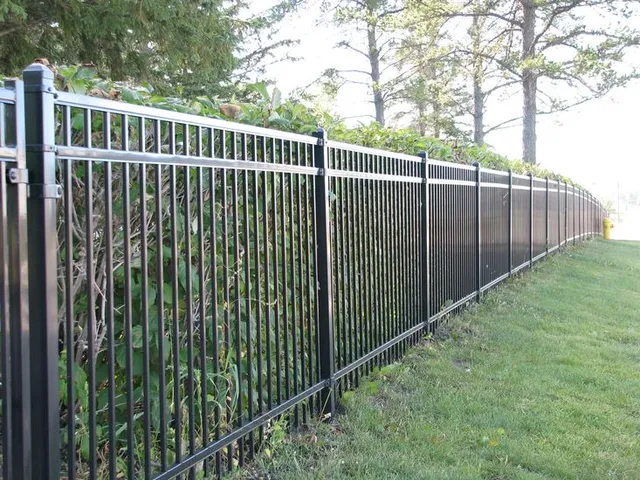 Commercial ornamental fence
