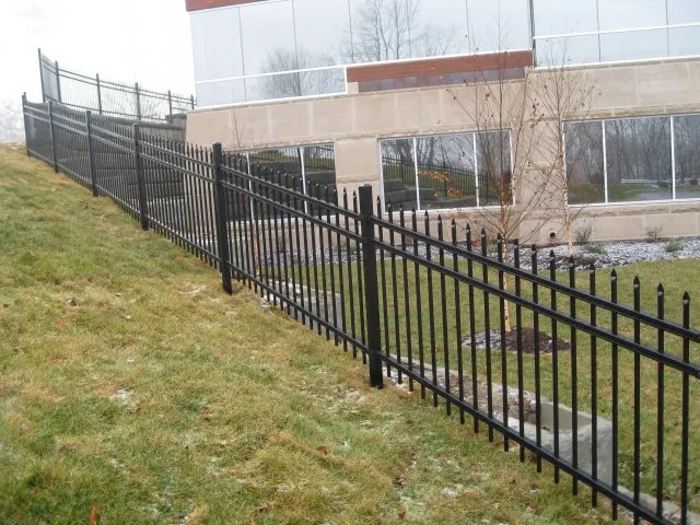 Commercial ornamental fence