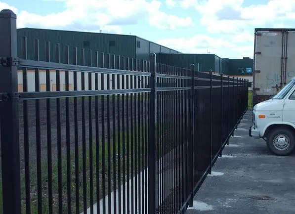 Commercial ornamental fence