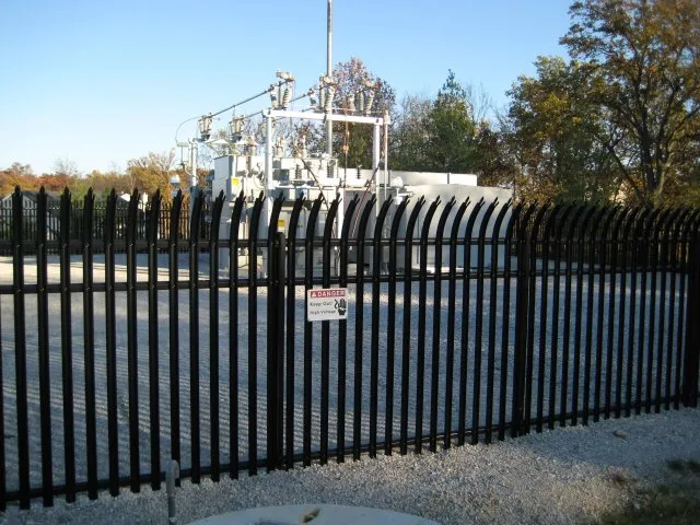 Commercial ornamental fence