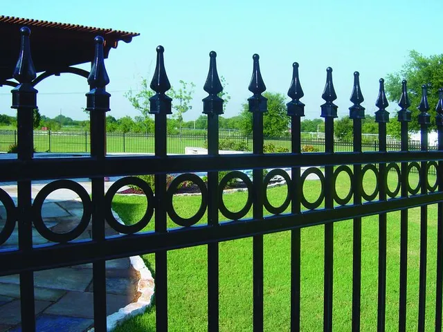 Residential ornamental fence