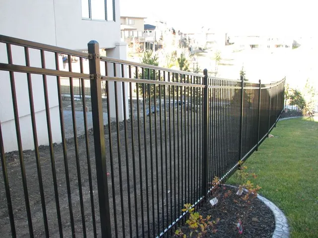 Residential ornamental fence