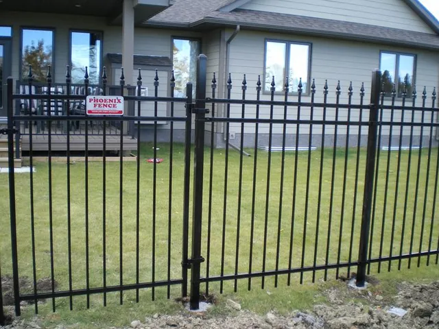 Residential ornamental fence