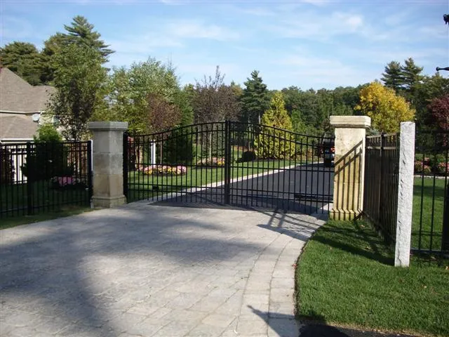 Residential ornamental gate