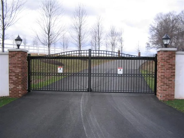 Residential ornamental gate