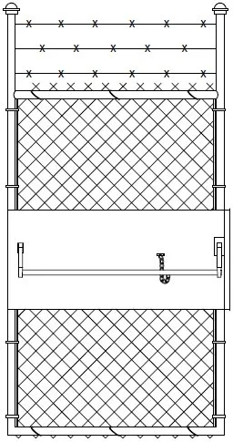 Panel clamp used to join portable fence panels