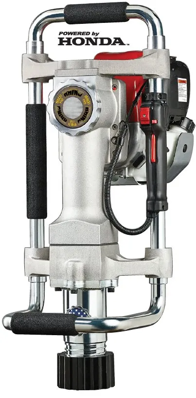 Rhino gas powered post pounder