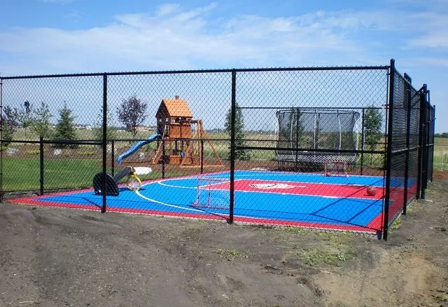 Playground and sport court enclosure
